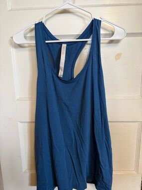 lululemon athletica Blue Racerback Tank Top